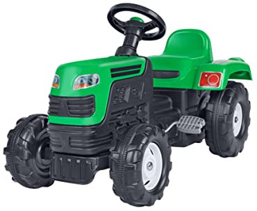 Dolu Globo Giocattoli – Trattore a Pedali 4 Ruote, 83 x 52 x 45 cm, Verde 40784