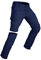 Wespornow Herren Zip-Off-Wanderhose-Abnehmbar-Trekkinghose, Atmungsaktiv Outdoorhose Arbeit Hosen Schnell Trockend Sommer Funktionshose mit 5 Taschen (Navy, M)