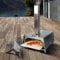 Horno de pizza superrápido, horno de pizza de pellets de madera, portátil, de acero inoxidable, para ahumar, para cocinar al aire libre, jardín, barbacoa