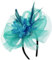 haozaikeji Fascinators Feder Mesh Schleier Party Hut Braut Kopfbedeckung Damen Stirnband Elegant Accessoire Cocktail Tea Party Hut Haarband Vintage 20er Jahre Kopfschmuck Hochzeit Kirche Haarschmuck