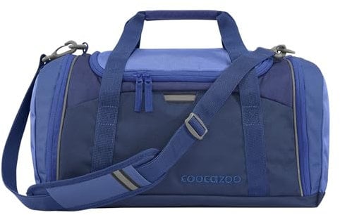 coocazoo Sporttasche „All Blue“, blau, Hauptfach, Nasswäschefach, Seitentasche, Reflektoren, 20 Liter, ab der 3. Klasse