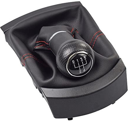 Kakulkomen Schaltknauf, 5 Gänge, manuell, für Seat Ibiza 2002–2010 (rote Linie)