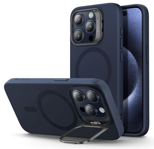 ESR Cloud Soft Case with Stash Stand (HaloLock), Compatible with iPhone 15 Pro,