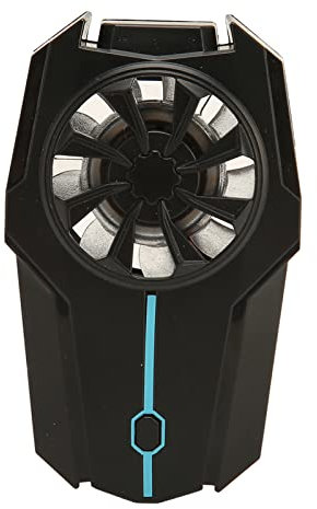 Annadue Refroidisseur de Téléphone pour Les Jeux, Ventilateur de Refroidissement Universel pour Téléphone avec Batterie Rechargeable, Vent à Trois Vitesses, Radiateur de Téléphone