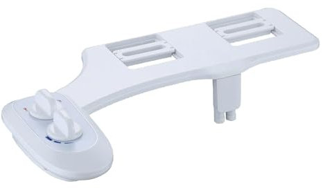 Bidet Toilette WC Non Electrique Toilette Japonaise avec Double Buses Rétractables Autonettoyantes Nettoyage Avant et Arrière