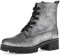Gabor Damen Combat Boots, Frauen Stiefeletten,schnürstiefel,Winterstiefel,warm,gefüttert,Stiefel,Bootee,Booties,Grey/schwarz,44 EU / 9.5 UK