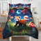 Qiqumax Roter Panda Bettwäsche 135x200 Süßer Roter Panda Bettbezug Für Kinder, Cartoon-roter Panda Bettwäsche-Set 3D Drucken Panda Bettwäsche 100% Mikrofaser Bettbezug (5,135 X 200 cm 50 x 75 x 1)