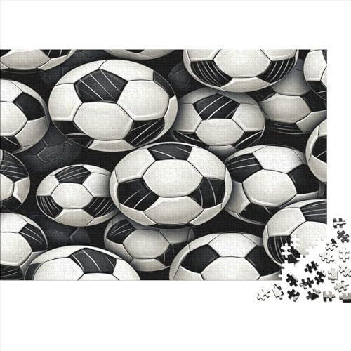 Fußball 1000 Stück Puzzles Für Erwachsene Teenager Stress Abbauen Familien-Puzzlespiel 1000-teiliges Puzzle Kinder Lernspiel Spielzeug Geschenk Puzzel 1000pcs (75x50cm)