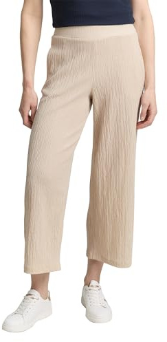 Tom Tailor Damen Crinkle Culotte Hose
