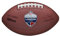 Wilson NFL London Games Duke Replica Football, Gefertigt aus hochwertigem Leder und robustem Schaumstoff, Hilft bei präzisen Würfen, Farbe: Braun, Offizielle Größe