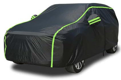 Auto Abdeckplane Wasserdicht für 𝖳𝗈𝗒𝗈𝗍𝖺 MR2 W3,Atmungsaktiv Autoplane Autoabdeckung Winter Outdoor Vollgarage Autohülle mit Reflexionsdesign