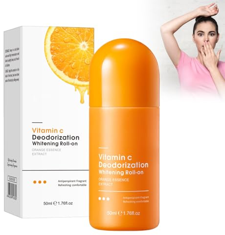 Barra de desodorante anti-axilas oscuras con vitamina C, 100% fragancia natural reduce la sudoración y la pigmentación Barra de desodorante de vitamina C para axilas, control natural del olor y