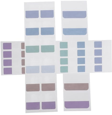 Gadpiparty 420stücke Haftregister Für Notizbücher Register Für Lesezeichen Klebrige Tabs Bunte Seitenmarkierungen Tragbare Buch-tabs Für Ordner Kataloge Archive Zum Markieren Von Dateien