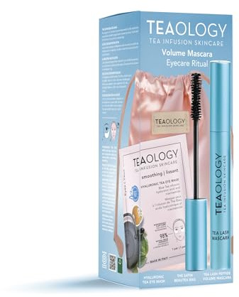 teaology Mascara Beeta Ritual Tea Lash Peptide Volume Mascara + Hyaluronic Tea Eye Mask