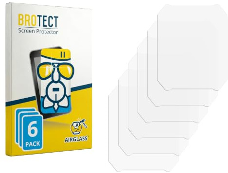 BROTECT Schutzglas für Banlvs G68 2.01 | 6 Stück Transparenter Displayschutz Made in Germany Schutzfolie Panzer Folie Glas 9H Anti-Fingerprint Einfache Montage Clear