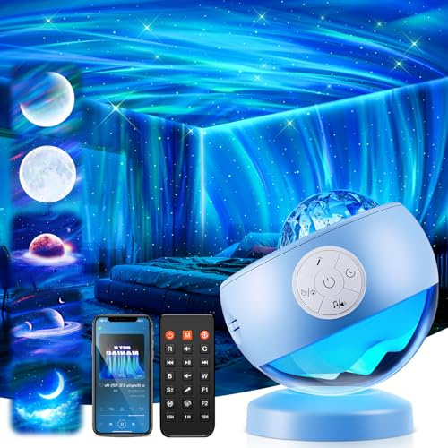 18th Birthday Gifts for Boys Teenage Boy Gifts 16 Colour Galaxy Projector Night Light Projector 15 White Noise Machine Bluetooth Sensory Lights Decor Bedroom Teenage Girl Gifts