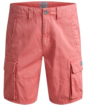 Camp David Herren Cargo Shorts mit Wasch-Effekten