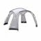 Eurohike 3.5m x 3.5m Dome Shelter with 4 Doors with Mesh Windows, Waterproof & Durable Large Gazebo, Ideal for Camping, Garden Parties and Outdoor Events, 1500mm HH, Grey