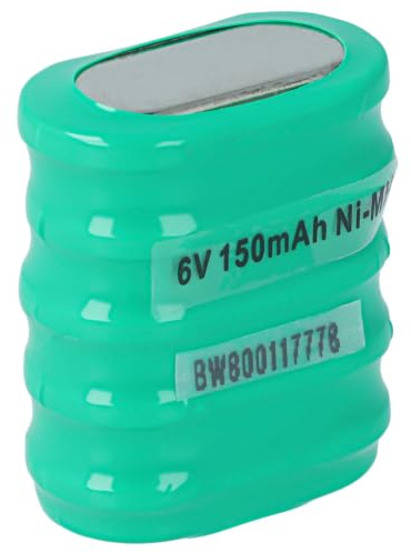 vhbw NiMH Batería de botón de Repuesto Tipo 5/V150H 150 mAh 6 V | compatible para lámparas solares, etc.