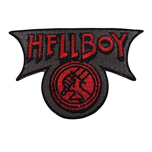 Hellboy Movie Logo Iron On Patch Aufnäher Besticktes Patch zum Aufbügeln Applique Souvenir Zubehör