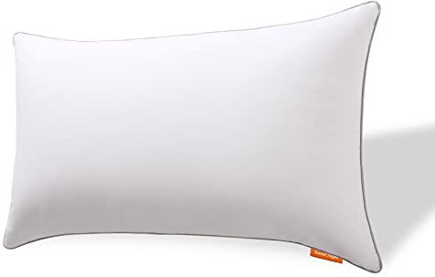 Sweetnight Kopfkissen weiches Kissen, Schlafkissen mit 1000g Füllung mit Reißverschluss geeignet für Alle Schlafpositionen (1er, 48 x 74 cm)