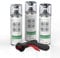 AUPROTEC Lackspray AUPRORIM SOLID Felgensilber Sprühlack Felgenspray Auto Lack Spray Silber 3x 400ml + 1x Original Pistolengriff