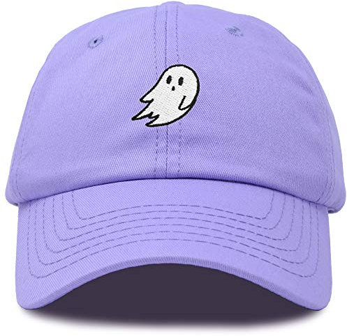 DALIX Ghost Stickerei Papa Hut Baseball Cap Cute Halloween, Lavendel, Einheitsgröße