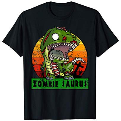 Zombie Saurus Zombiesaurus Dinosaur Disfraz De Halloween Camiseta