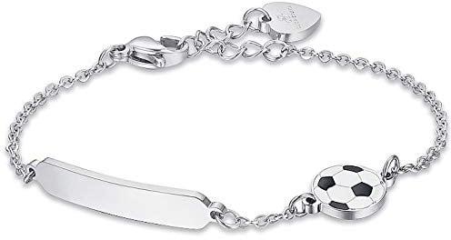 Luca Barra Armband für Kinder, Schmuck aus Stahl mit buntem Ball. Das Armband misst 14 + 2 cm. Die Referenz ist JB111, JB111, Legierter Stahl