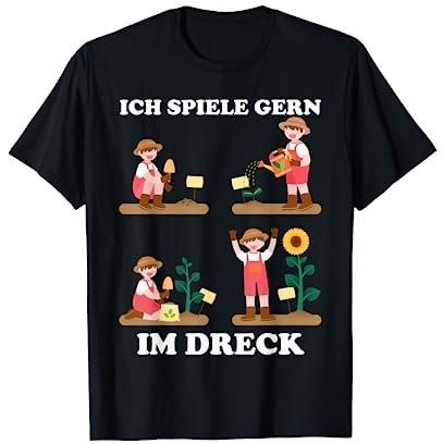 Garten Designs für Gärtner Bekleidung Geschenkidee Hobby-Gärtner im Garten Schwarz S T-Shirt