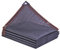 Geovne Malla Sombreadora Sun Net de 6 Pines,Solar Sombra Paño,Toldo Vela de Sombra Negra,Malla de Ocultación Anti-Âge,para Exteriores,Patio Trasero,Jardín,Granero,con Ojales (5x8m)