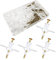 Tacos de Yeso Autoperforante, CTRICALVER Tacos Para Placas de Yeso, Incluye Tornillos,para Pared de Yeso Anclaje de Tubo de Expansión,Tacos para pladur,(blanco, 50 pcs)