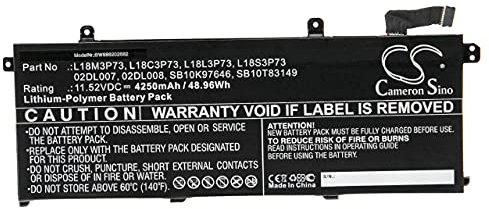 vhbw Akku kompatibel mit Lenovo ThinkPad T490 20N2A000CD, T490 20N2A002CD Notebook (4250mAh, 11.52V, Li-Polymer)