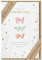 bsb - Karte zum Geburtstag - Nature Card - Nachhaltige Karten zum Geburtstag - Geburtstagskarten mit Umschlag - Geburtstagskarte Frauen & Männer - Glückwunschkarte 11,5 x 17 cm - Schmetterlinge