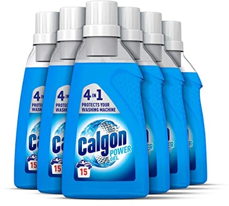 Calgon Gel 4-in-1 Washing Machine Water Softener Gel 750ml, Pack of 6, 6 x 750ml