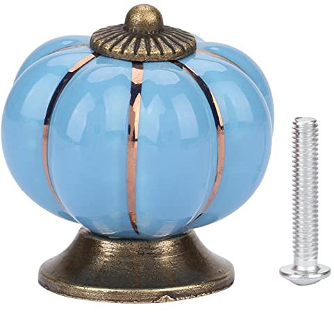 Keramik-Schrankknäufe, Antiker Kürbis Küchenschrankgriffe Vintage Möbel Türknäufe, Möbel-Türknäufe für Schrank Kleiderschrank Schubladen Küchenmöbel Griffe Pullis