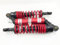 Hegeiisy 320mm 12.5 Zoll 7mm Feder Universal Motorrad Stoßdämpfer Hinterradaufhängung ATV Quad Roller Dirt Bike Für CBR600 CBR400 CB500 YZF XC EXC XCF Rot Schwarze