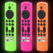LEFXMOPHY 2023 Stick 4K Max Fernbedienung Abdeckung für Toshiba und Insignia NSRCFNA21 CT-RC1US-21 CT95018 CTRC1US21, Silikon-Schutzhülle, 3er-Pack, Grün / Orange / Hot Pink, leuchtet im Dunkeln