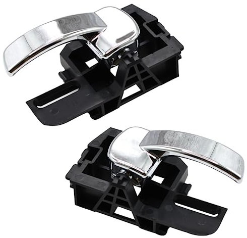 MCamooer Poignée intérieure pour Qashqai J10 JJ10 Poignée de porte intérieure gauche et droite intérieure 80671-JD00E 80670-JD00E pour Qashqai 2007-2013