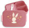 Kinder Bento Box Midi Lunchbox für Mepal Bentobox - Hasen - Hasenkopf Süßer Hase Langohr - 900 ml - Rosa - brotdose mädchen kindergarten bunny vesperdose jausendose schule rabbit butterbrotdose