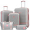 COOLIFE Koffer Trolley Koffer Reisekoffer von ABS Hartschalen Trolley 4 Rollen TSA-Schloss Der Koffer Enthält 1 Reisetasche und 1 Kulturbeutel
