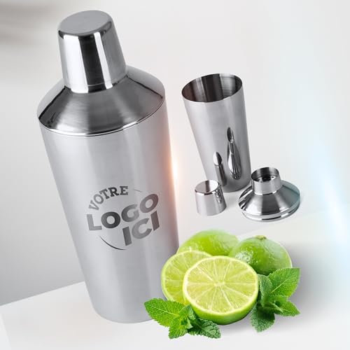 Shaker Personnalisable - Shaker En Acier Inoxydable à Personnaliser - 750 ml (DANIEL)