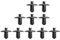 Auto Befestigung Clips für Audi A2 A4 A5 A8 Q3 Q5 S4 S5 S8 TT/TTS, Auto Motorabdeckung Leichentuch Grille Hood Panel Clip Halteniet