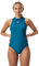 Speedo Hydrasuit Maillot de Bain pour Femme, Dark Teal, 32
