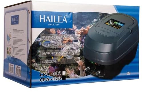 Hailea CPA120 7200 LPH Dual Voltage Air Pump Variable Flow AC & DC 12v Battery Power Fish Tank Koi Pond Hydroponic