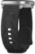 Amzpas Armband für Amazfit GTS 2 Mini/4 Mini/2/3/4, Bip 3/3 Pro/Lite/U/U Pro - 20mm Floral Graviertes Silikon Sport Ersatzarmband (Schwarz)