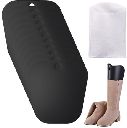 Stiefelspanner Damen,Stiefel Spanner,Stiefelspanner Damen Lang,10 Blatt Stiefelformer Wiederverwendbar Kunststoff Stiefelhalter Form Einsätze Hoch Stiefel Unterstützung für Herren und Damen 10 Zoll