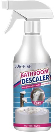 BYYLECL Bathroom Descaler, Stubborn Stain Cleaner, Bathroom Hard Stain Foam Cleaner, Long Lasting Strong Stain Cleaner for Shower Glasses, Sinks, Basins, Bathtubs 1pcs