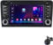 HIBIYA Double Din Car Stereo Radio 7 Inch Touch Screen Head Unit Car Stereo For Audi A3 8P S3 2003-2012 with Carplay & Android Auto, Bluetooth MP5 Player Support SWC/Mirror Link/DSP(XY6 8Core 4+64G)