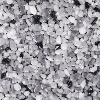 Steinteppich/Marmorgranulat Aussenbereich 25 kg für 2 m² + M200 Bindemittel AUSSEN 1-4mm (Business)